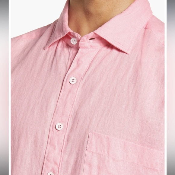 NWT Rodd & Gunn Ellerslie Short Sleeve Linen Button-Up Shirt - Picture 2 of 5